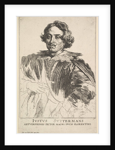 Portrait of Justus Suttermans, 17th century by Anthony van Dyck