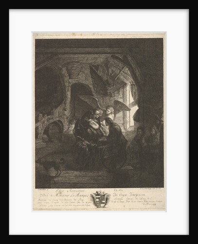 Tobias Returning Sight to His Father, 1755 by Antoine de Marcenay Ghuy