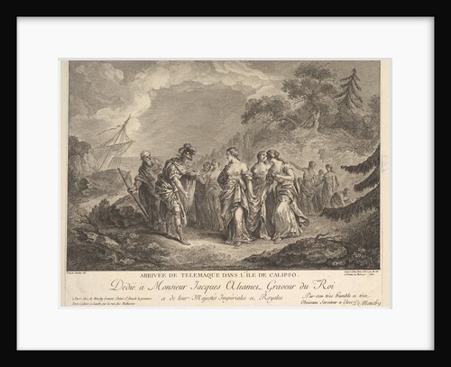 Arrival of Telemachus at the Island of Calypso by Antoine Jean Duclos/Jean-Baptiste Patas