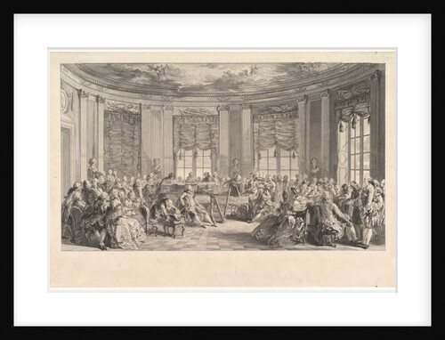 The Concert, 1774 by Antoine Jean Duclos