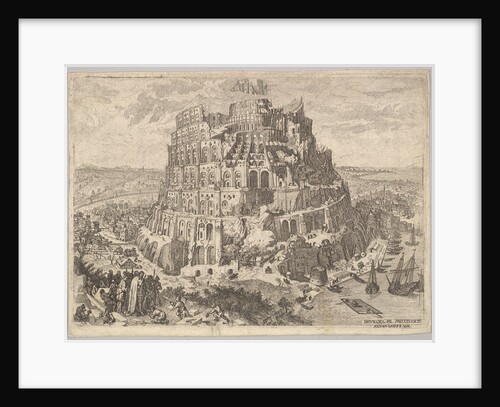 The Tower of Babel by Anton Joseph von Prenner