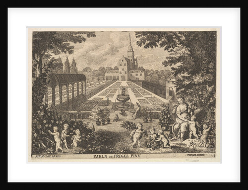 Flora with Putti in a Garden by Anton Joseph von Prenner