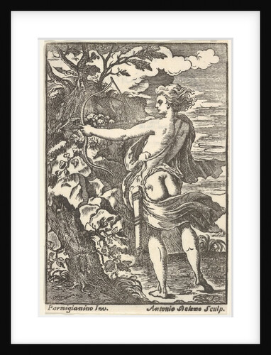 Callisto hunting with drawn bow, after Parmigianino), 1720-1740 by Antonio Belemo