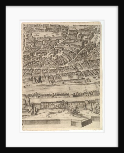 Plan of the City of Rome: sheet 9 with the Piazza Navona, the Campo di Fiore and the Sant'…, 1645 by Antonio Tempesta