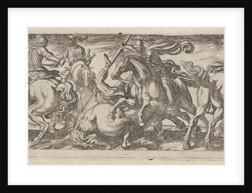 Six Cavalrymen in Combat, from Battle Scenes I, ca. 1590-1630 by Antonio Tempesta