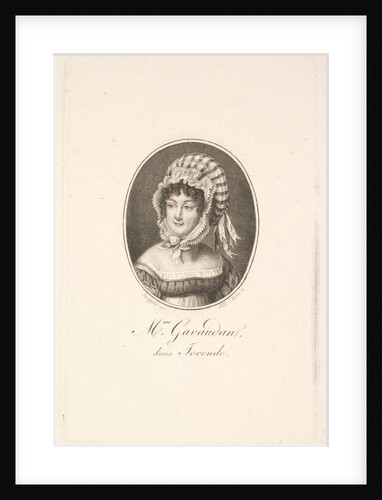Portrait of Madame Gavaudan by Augustin de Saint-Aubin