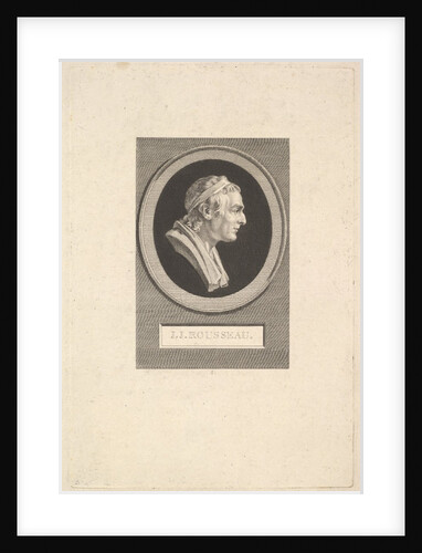 Portrait of Jean-Jacques Rousseau, 1801 by Augustin de Saint-Aubin