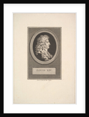 Portrait of Louis XIV, 1779 by Augustin de Saint-Aubin