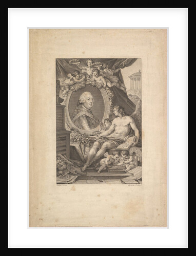 Portrait of Louis-Philippe, duc d'Orléans, 1778 by Augustin de Saint-Aubin