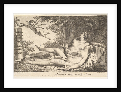 Vignette en regard du nom de Aug. de St. Aubi by Augustin de Saint-Aubin