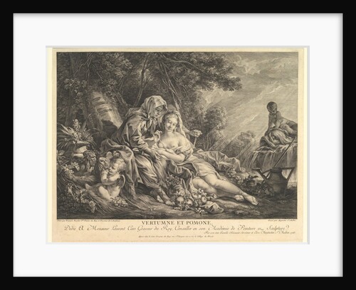 Vertumnus and Pomona, 1765 by Augustin de Saint-Aubin