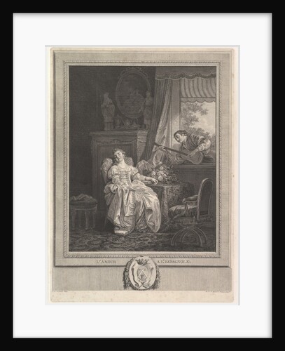 L'Amour a L'Espagnole, ca. 1780 by Augustin de Saint-Aubin/Noel Pruneau