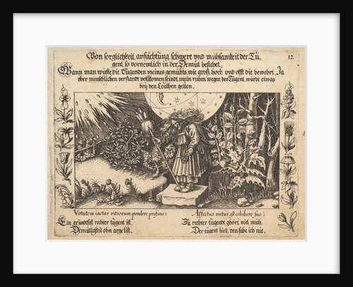 Von sorglichkeit ansächtung, schwere und mühsamkeit der Tugent, so vornemlich in der Demut…, 1652 by Balthasar Schwan