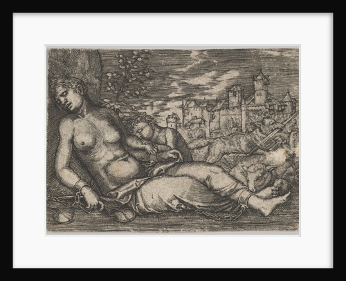 Der Welt Lauf, early 16th century by Barthel Beham