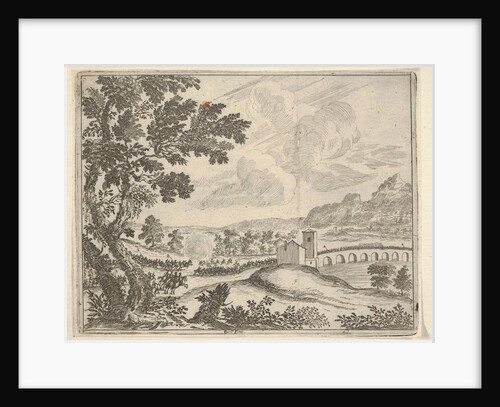 Francesco I d'Este Drives Troops Back Outside of Reggiano, from L'Idea di un Principe ed E…, 1659 by Bartolomeo Fenice