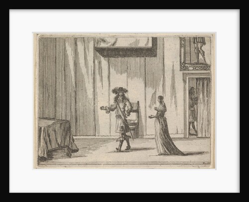 Francesco I d'Este Speaks About his Victories with an Honest Comportment, from L'Idea di u…, 1659 by Bartolomeo Fenice