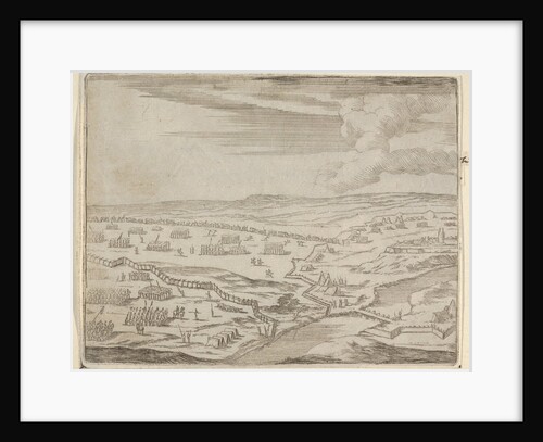 Francesco I d'Este Approches the Camp of the Enemy Under the Pretext of Battle, Although h…, 1659 by Bartolomeo Fenice