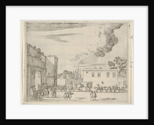 Francesco I d'Este Intervenes for an Agreement between Pope Urban VIII and the Duke of Par…, 1659 by Bartolomeo Fenice