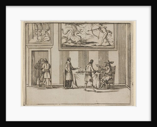 Francesco I d'Este Instructing for Alms to be Given to the Poor, from L'Idea di un Princip…, 1659 by Bartolomeo Fenice