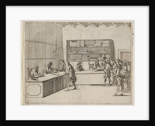 Soldiers Enlisting to Defend the Faith agains the Turks, from L'Idea di un Principe ed Ero…, 1659 by Bartolomeo Fenice