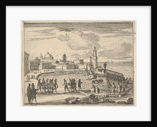 Francesco I d'Este Combines Forces with The Republic of Venice and Genoa Against the Ottom…, 1659 by Bartolomeo Fenice