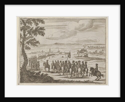 Francesco I d'Este Secures the Fort and the Land to Protect from the German Troops, from L…, 1659 by Bartolomeo Fenice