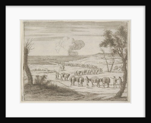 Francesco I d'Este Aids the Duke of Mantua After his Territories were Devastated by the Ge…, 1659 by Bartolomeo Fenice