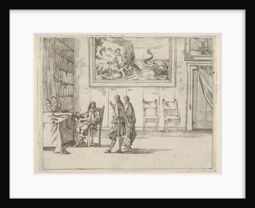 Francesco I d'Este Displays Great Faculty in his Studies, from L'Idea di un Principe ed Er…, 1659 by Bartolomeo Fenice