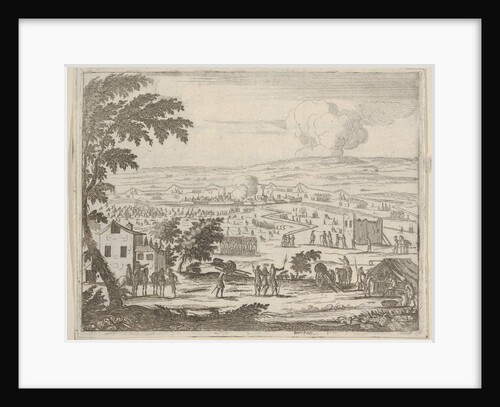 Francesco I d'Este Suffers the Mortal Blow of a Bullet While Under Pavia and Retreats into…, 1659 by Bartolomeo Fenice