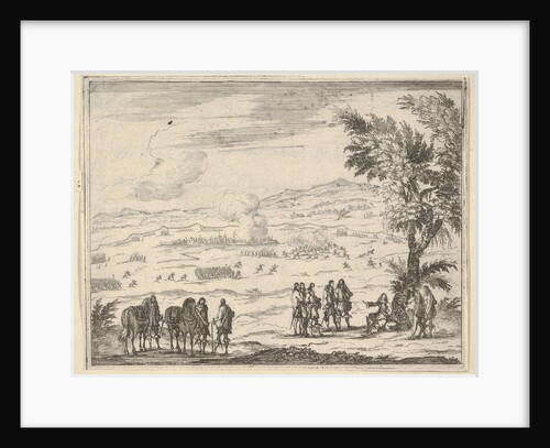 Francesco I d'Este, Suffering the Pain of his Injuries, Continues to Take Charge for the S…, 1659 by Bartolomeo Fenice