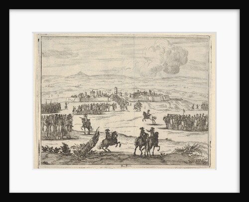 After a Long Seige, Francesco I d'Este, with the Aid of the French Army, Takes Valencia, f…, 1659 by Bartolomeo Fenice