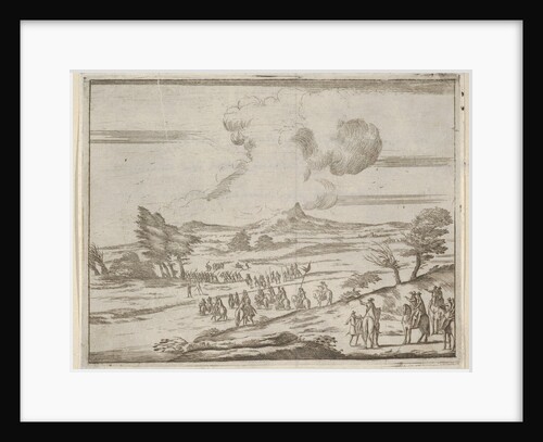 Following Francesco I d'Este's Example, His Troops Safely Pass Torrents During Extreme Wea…, 1659 by Bartolomeo Fenice