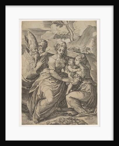 Madonna and Child with Saints by Battista del Moro