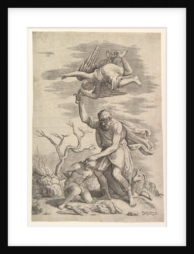 The Angel Staying the Arm of Abraham by Battista Franco Veneziano