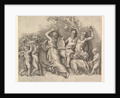 A Bacchanal, 1530-61 by Battista Franco Veneziano