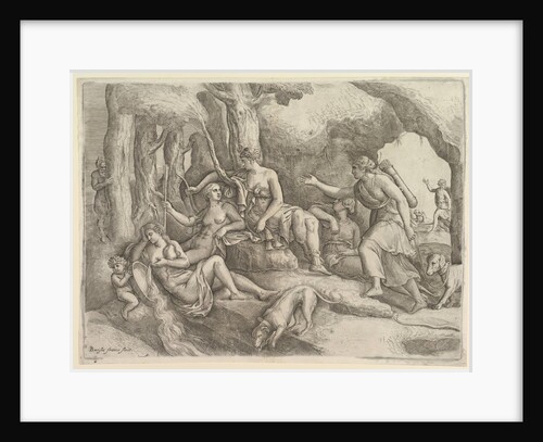 Diana Resting with Nymphs by Battista Franco Veneziano