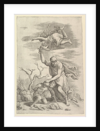 The Angel Staying the Arm of Abraham by Battista Franco Veneziano