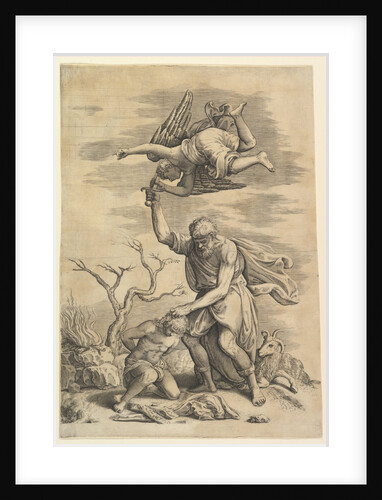 The Angel Staying the Arm of Abraham by Battista Franco Veneziano