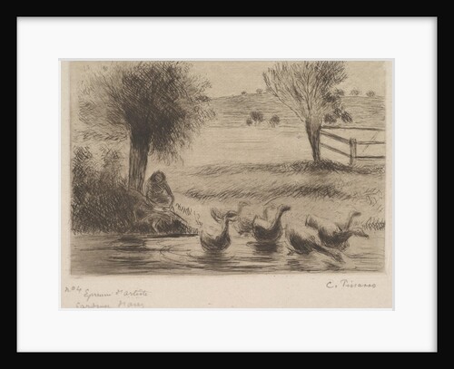 Goose Girl, 1888 by Camille Pissarro