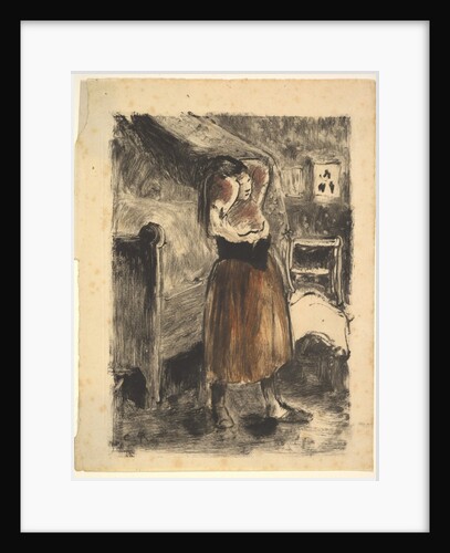 Woman Arranging Her Hair, 1894 by Camille Pissarro