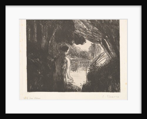 Bather, Evening, 1897 by Camille Pissarro