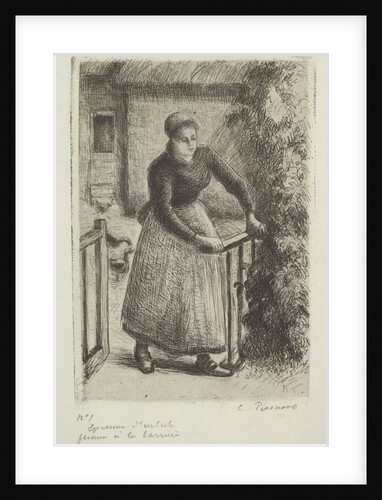 Woman at the Gate, 1889 by Camille Pissarro