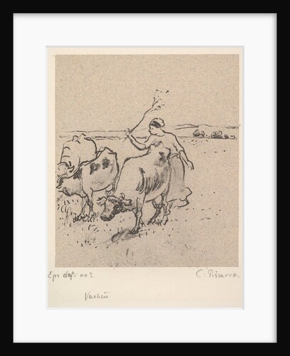 Cowherd, ca. 1899 by Camille Pissarro