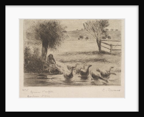 Goose Girl, 1888 by Camille Pissarro