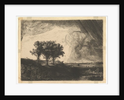 The Three Trees, after Rembrandt, 1758 by William Baillie