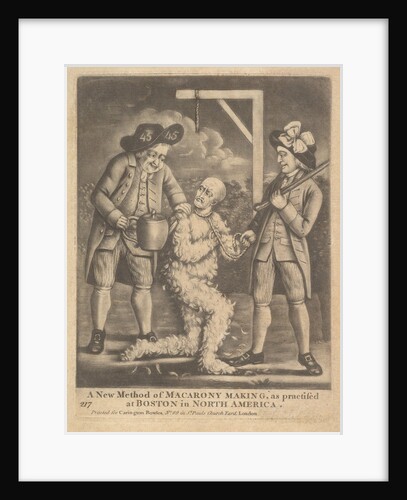 A New Method of Maracrony Making as Practised at Boston in North America, ca. 1774 by Carington Bowles