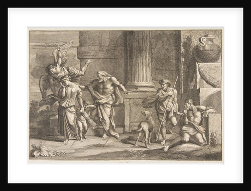 The Expulsion of Hagar, 1646-70 by Charles Masse