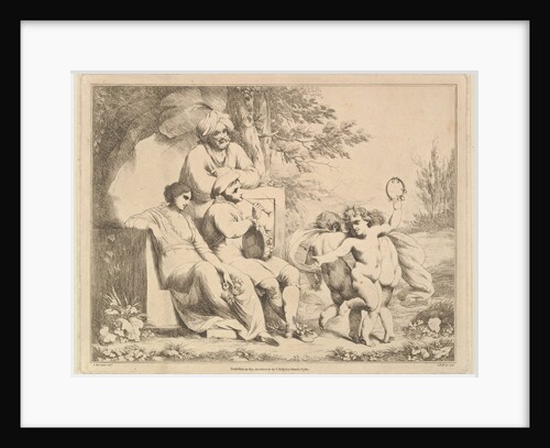 Three Putti Dancing to a Piper, March 1, 1780 by Charles Reuben Ryley