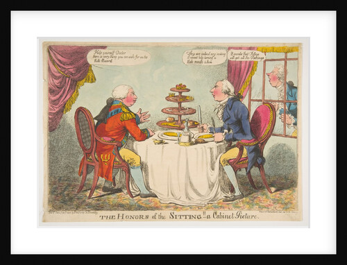 The Honors of the Sitting! A Cabinet Picture, January 30, 1805 by Charles Williams