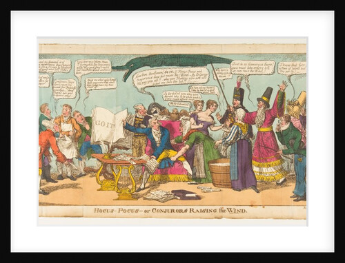 Hocus Pocus-or Conjurors Raising the Wind, October 1, 1814 by Charles Williams